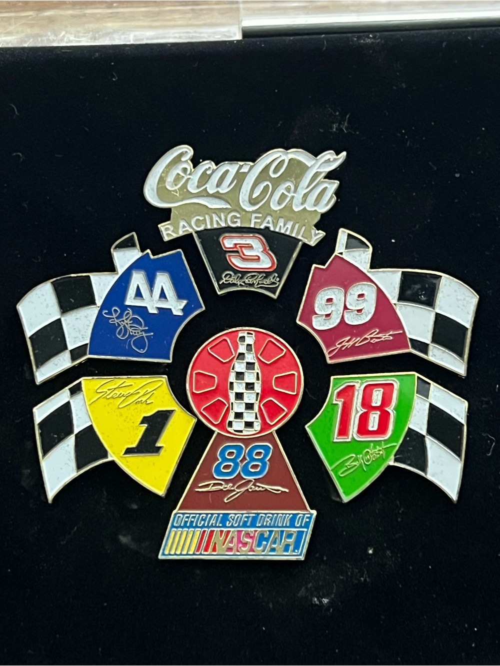 Coca-Cola Racing Family Collector Pin - Multi Color - Picture 2 of 4